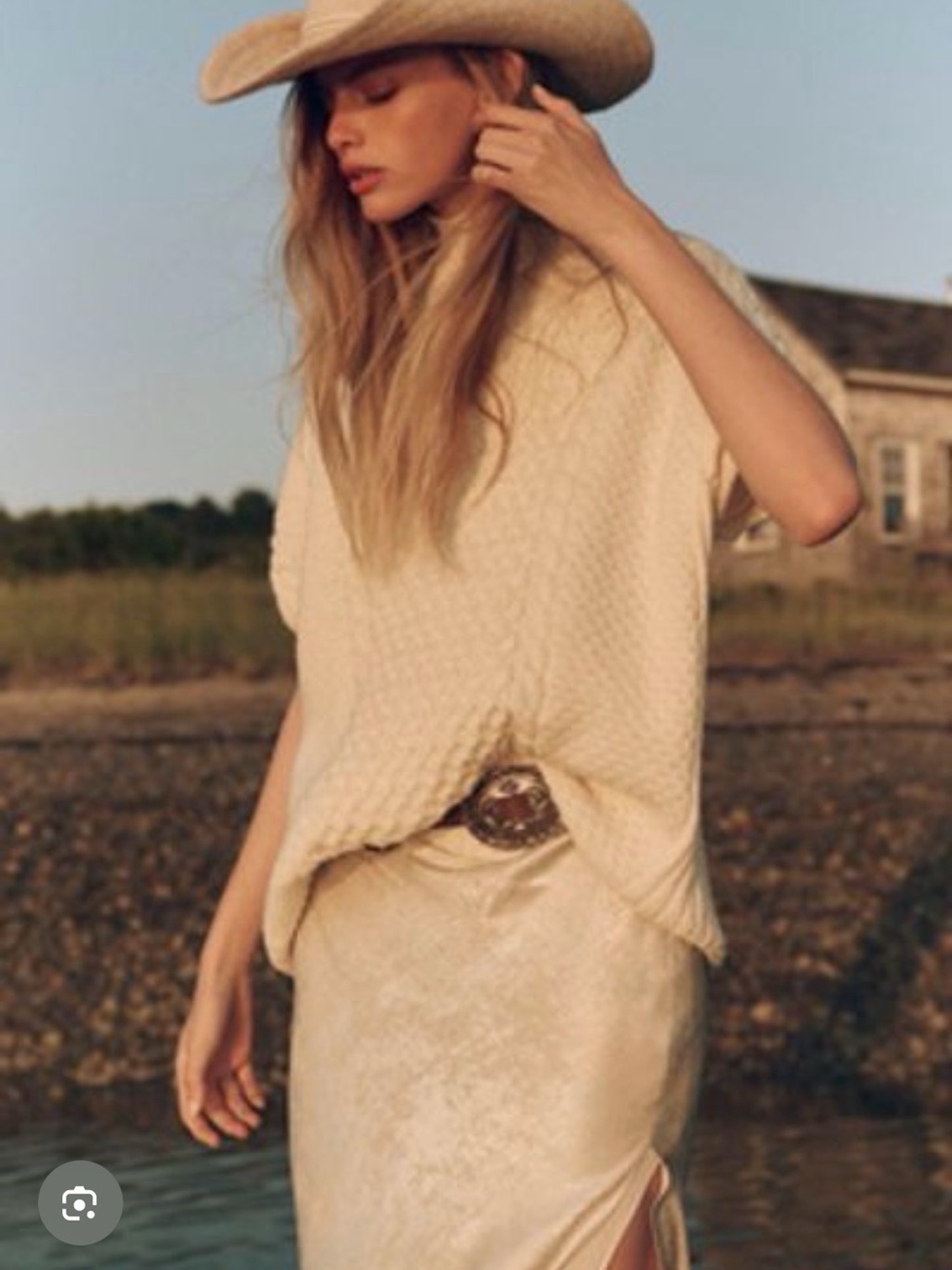Anthropologie’s “Maeve” brand cable knit sweater vest